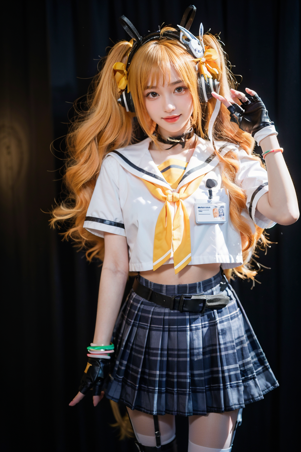 00028-3525565238-best quality, masterpiece, realistic, photorealistic, 1girl, solo, looking at viewer, smile, standing, cowboy shot, angela cospl.png